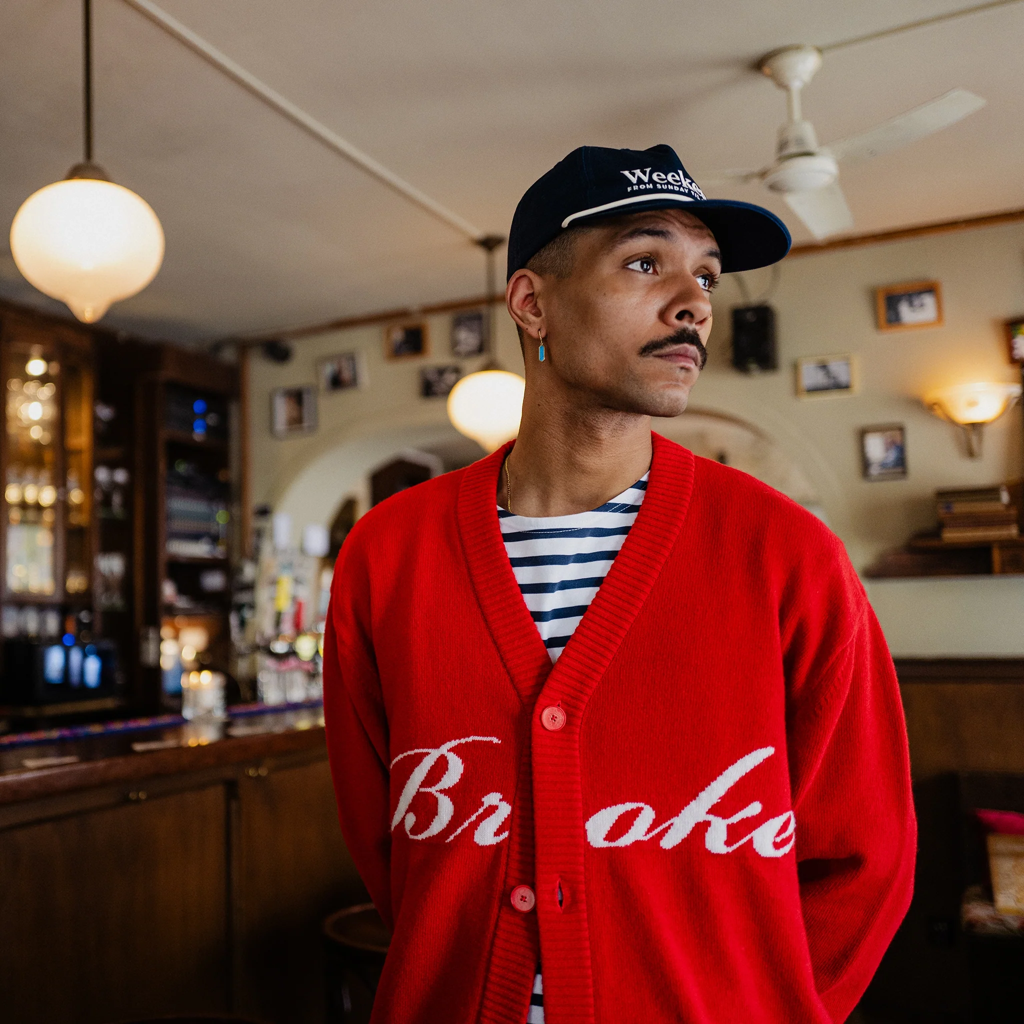 Broke Cardigan - Red - Image 2