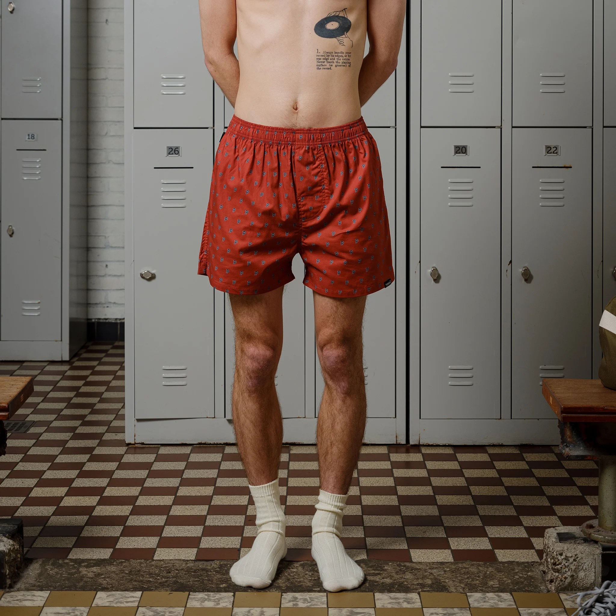 P's Allover Boxers - Red - Image 2