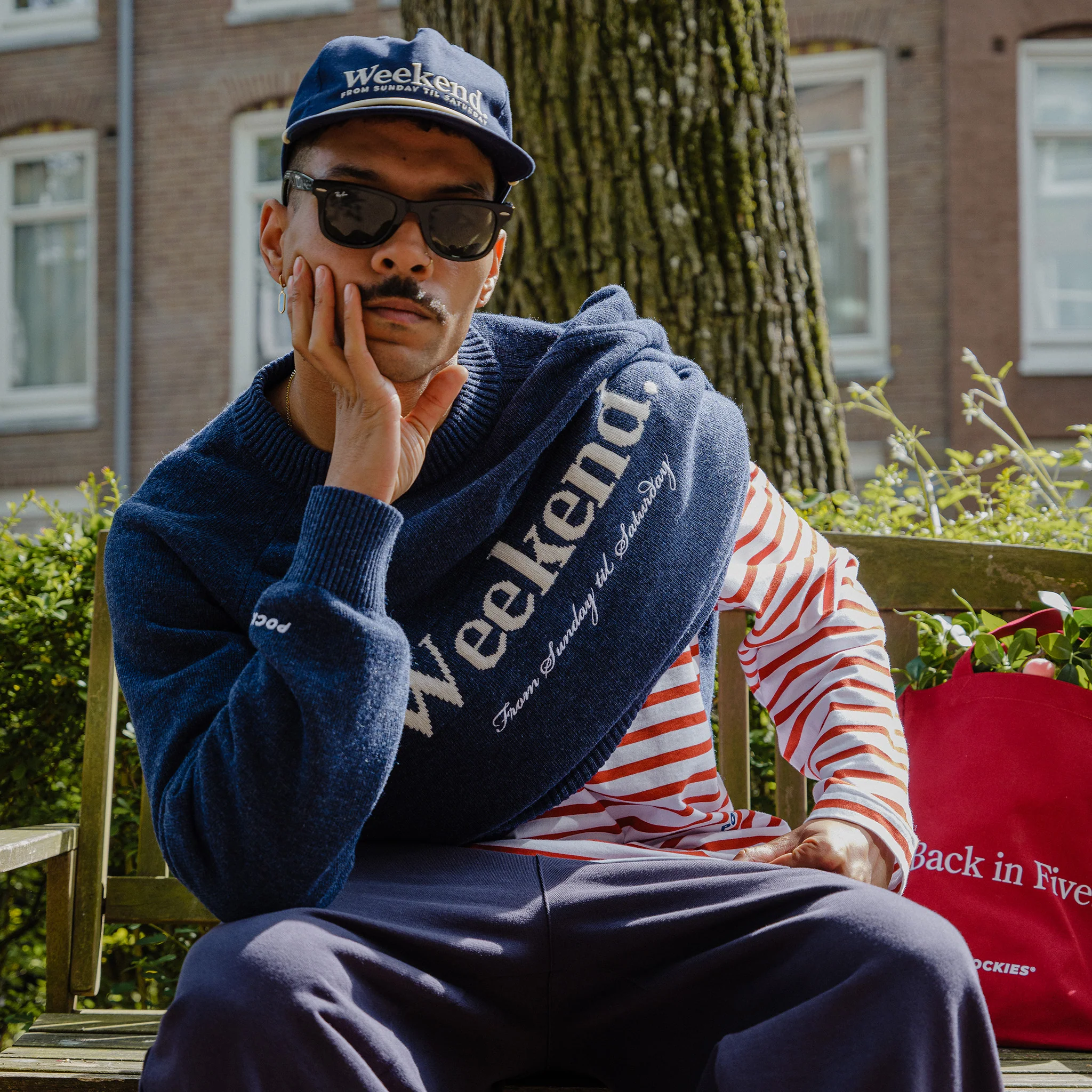 Weekend Knit - Navy - Image 2